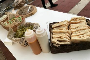 דוכן פלאפל לאירועים