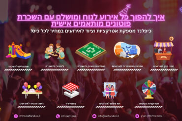 איך להפוך כל אירוע לנוח ומושלם עם השכרת פוטונים מותאמים אישית