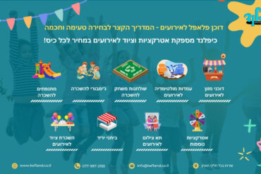 דוכן פלאפל לאירועים - המדריך הקצר לבחירה טעימה וחכמה